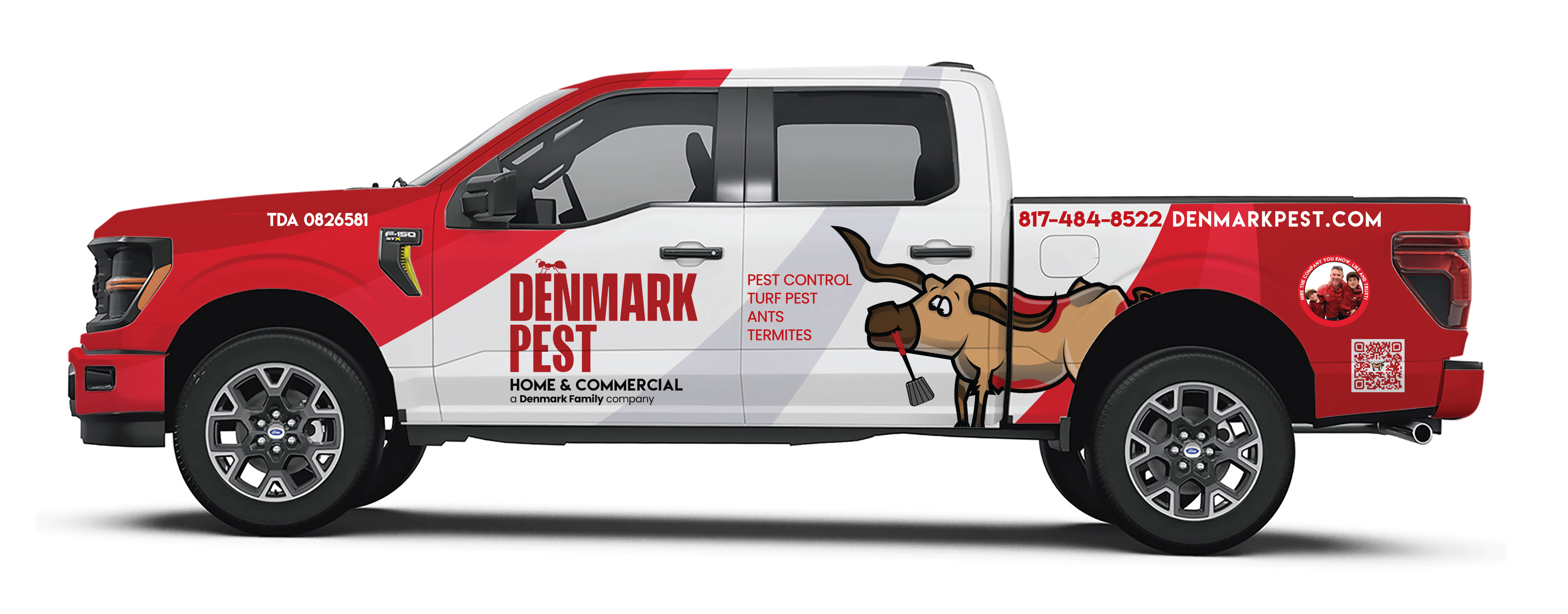 Denmark Pest Service Truck